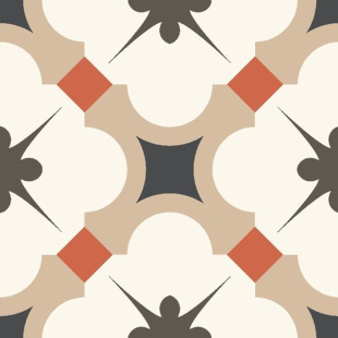 Керамогранит Laparet Bristol Beige бежевый матовый карвинг (19,6х19,6)